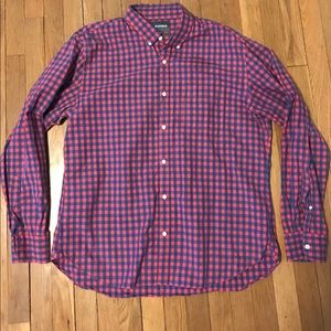 BONOBOS Long Sleeve Slim Fit Button Down Shirt